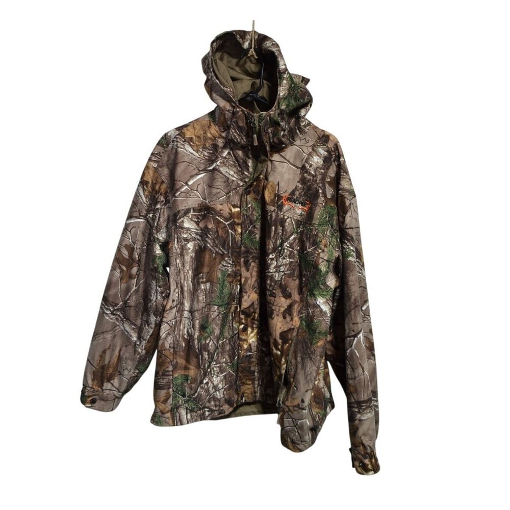 Realtree Xtra Camo Scent Control Hunting Jacket Size XL Cabincore